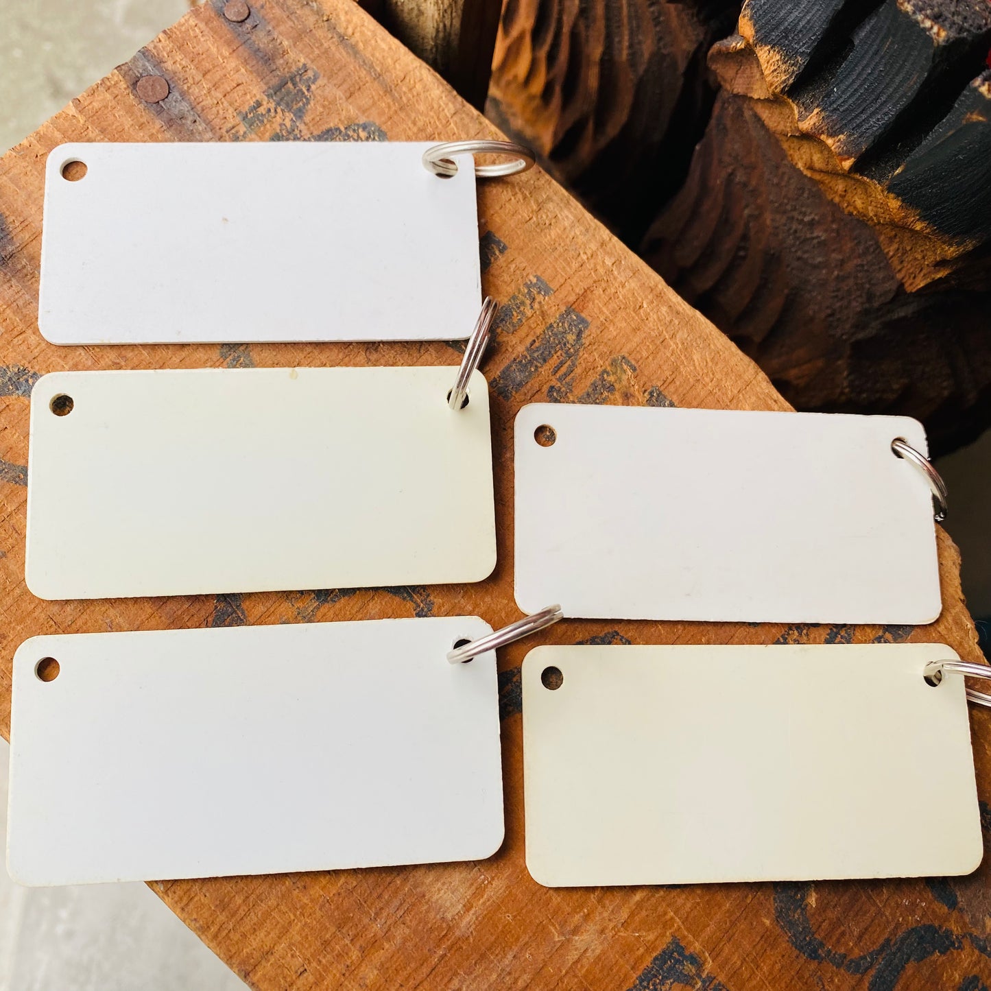 【1980s USA vintage】ネームプレート キーホルダー セット③