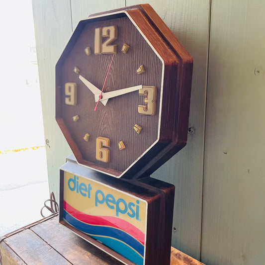 【USA vintage】diet pepsi ウォールクロック
