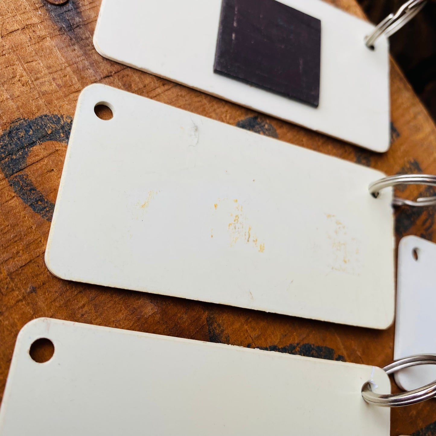 【1980s USA vintage】ネームプレート キーホルダー セット②