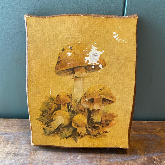 【USA vintage】 きのこ ウォールデコ 壁掛け