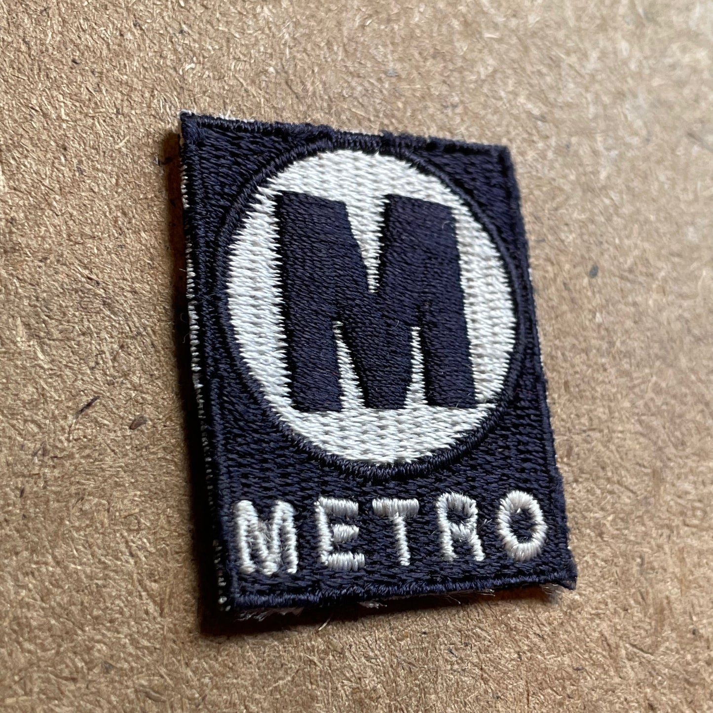 【USA vintage】ワッペン METRO