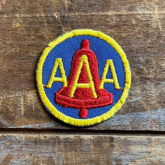 【USA vintage】ワッペン AAA アメリカ自動車協会