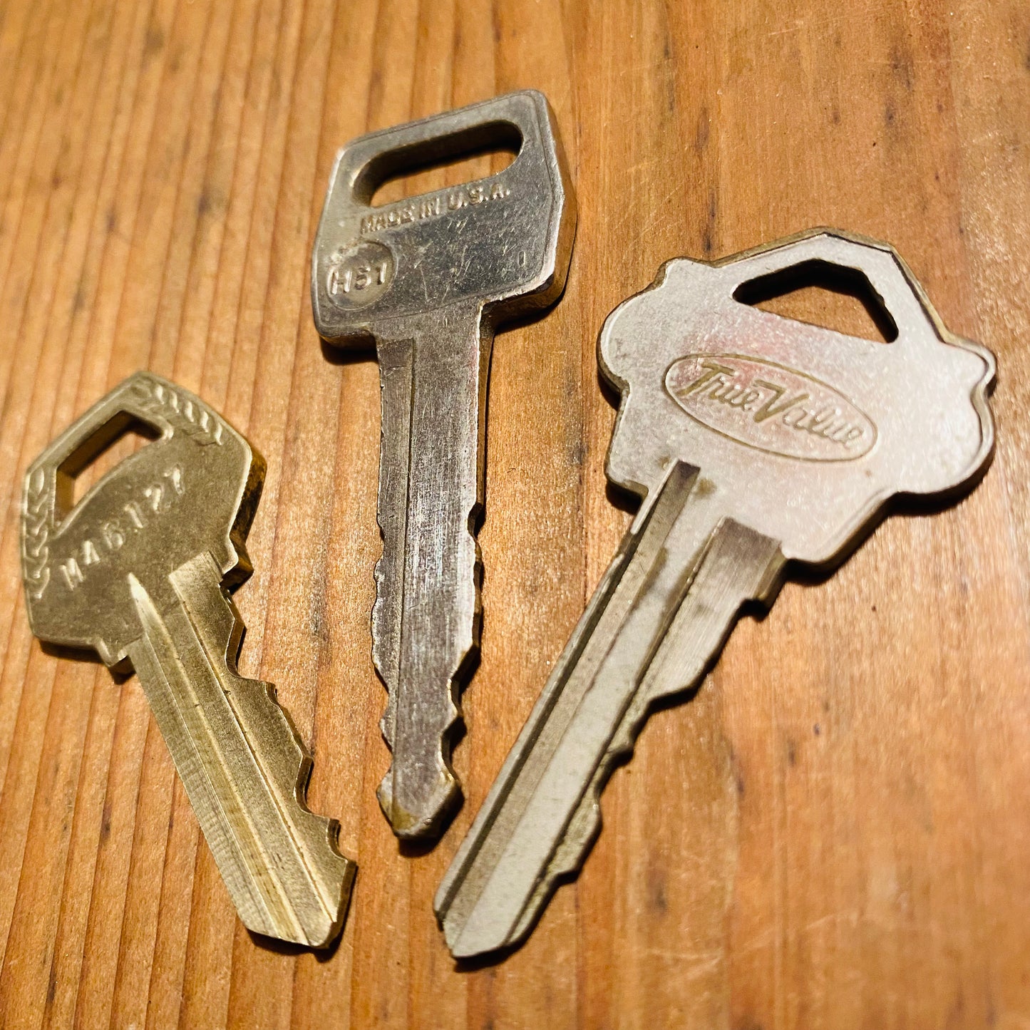 USA アメリカ ビンテージ 雑貨 鍵 3本セット キー アンティーク ⑤