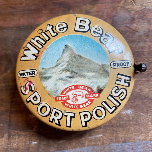 【vintage】White Bear スポーツポリッシュ 缶