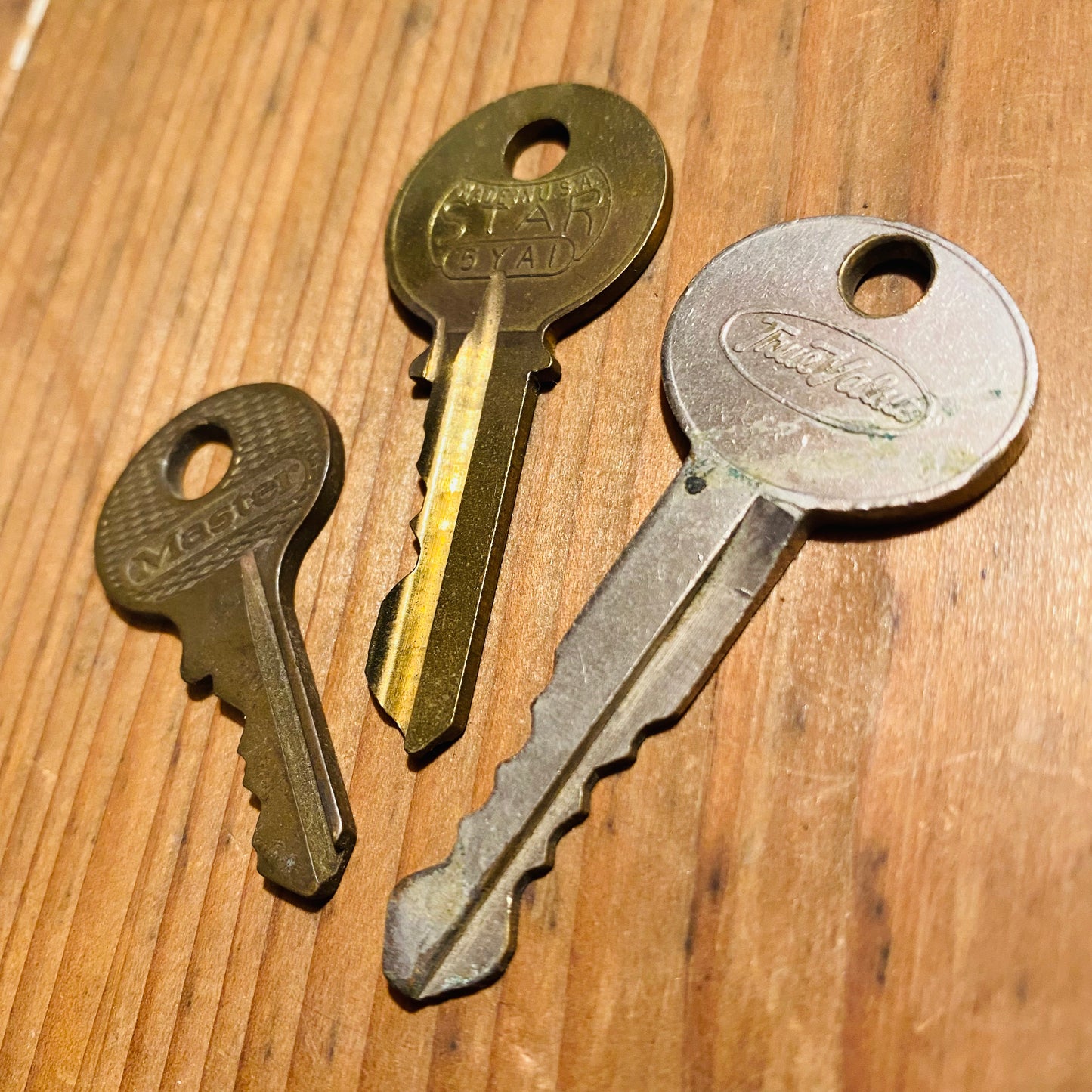 USA アメリカ ビンテージ 雑貨 鍵 3本セット キー アンティーク ⑥