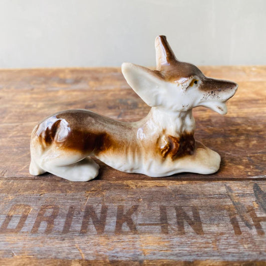 【JPN vintage】オオカミの置物