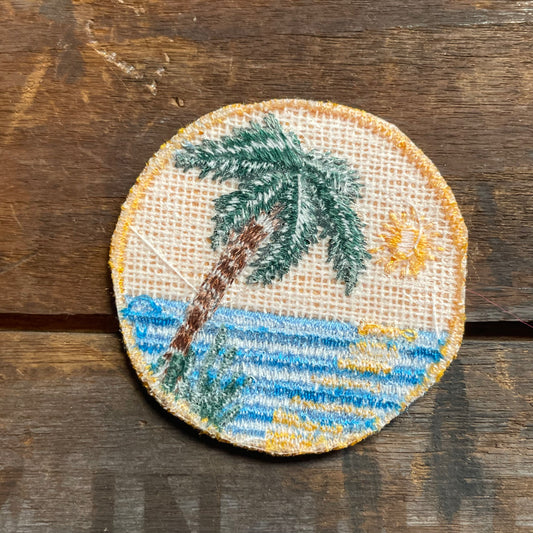 【USA vintage】ワッペン サンセットビーチ