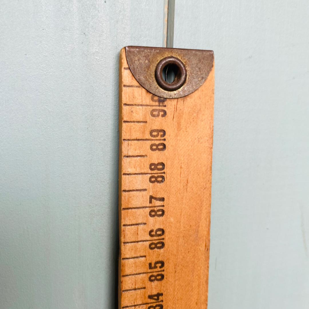 【USA vintage】木製 スケール ルーラー ものさし 2