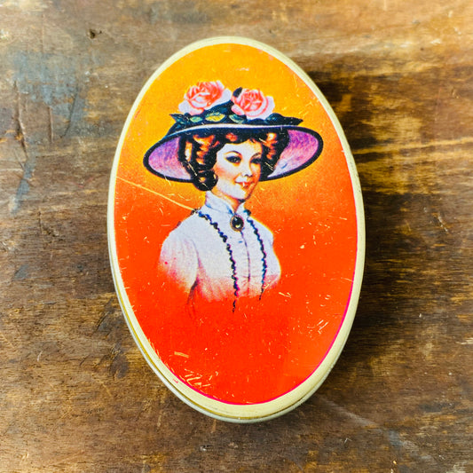 【vintage】缶 小物入れ ケース