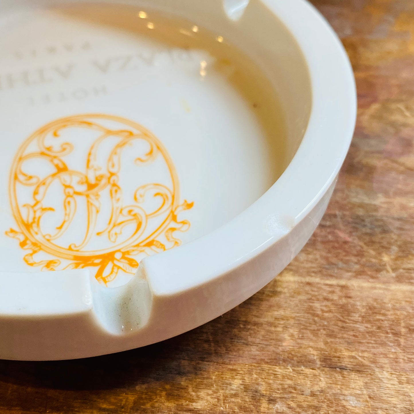 【1950s-1970s USA vintage】アドバタイジング 灰皿 HOTEL PLAZA ATHENEE