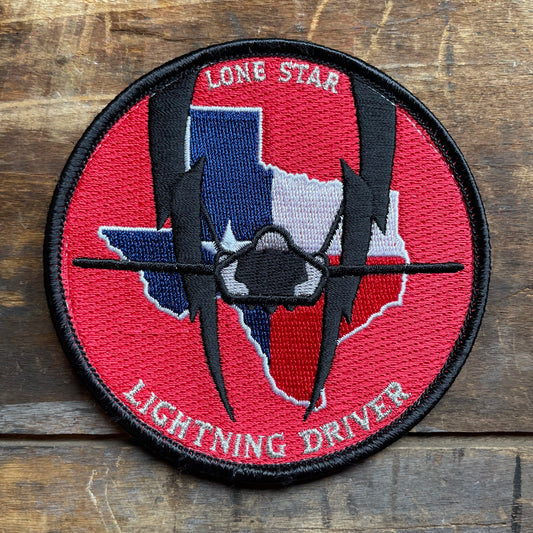 【USA vintage】ワッペン テキサス州 戦闘飛行隊 米空軍マジックテープ