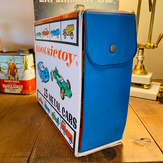 【1967 USA vintage】tootsietoy 15 METAL CARS Car Case