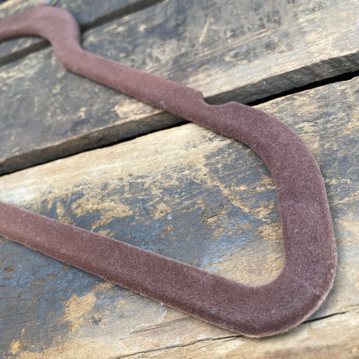 【USA vintage】hanger ハンガー ブラウン