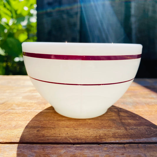 【1970s USA vintage】 CORNING マグカップ バーガンディバンド