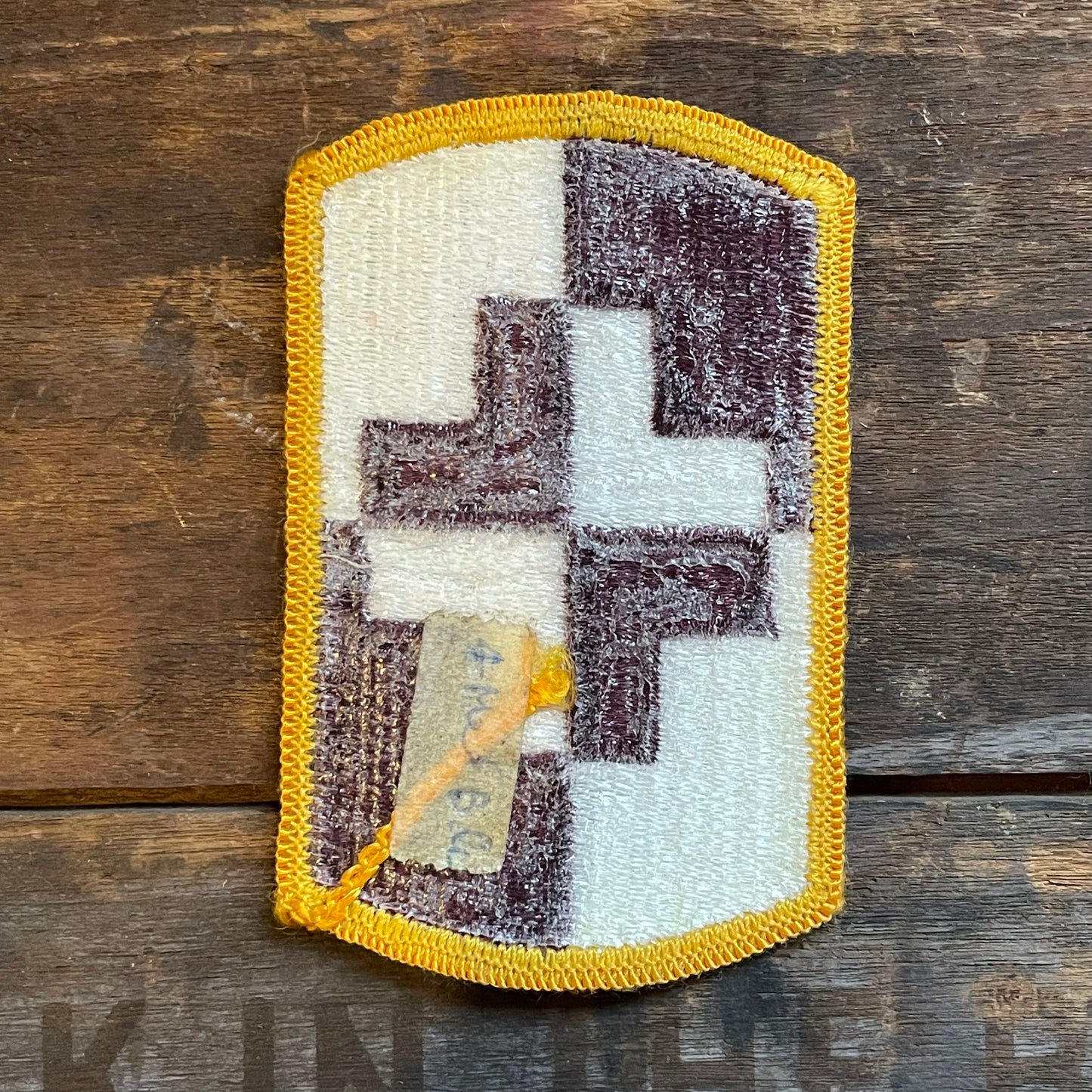 【USA vintage】ワッペン 米軍 第4医療旅団 4th Medical Brigade