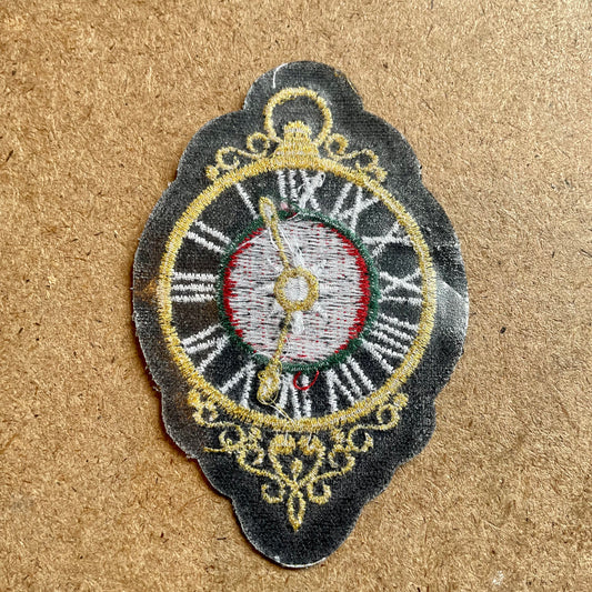 【USA vintage】ワッペン 懐中時計