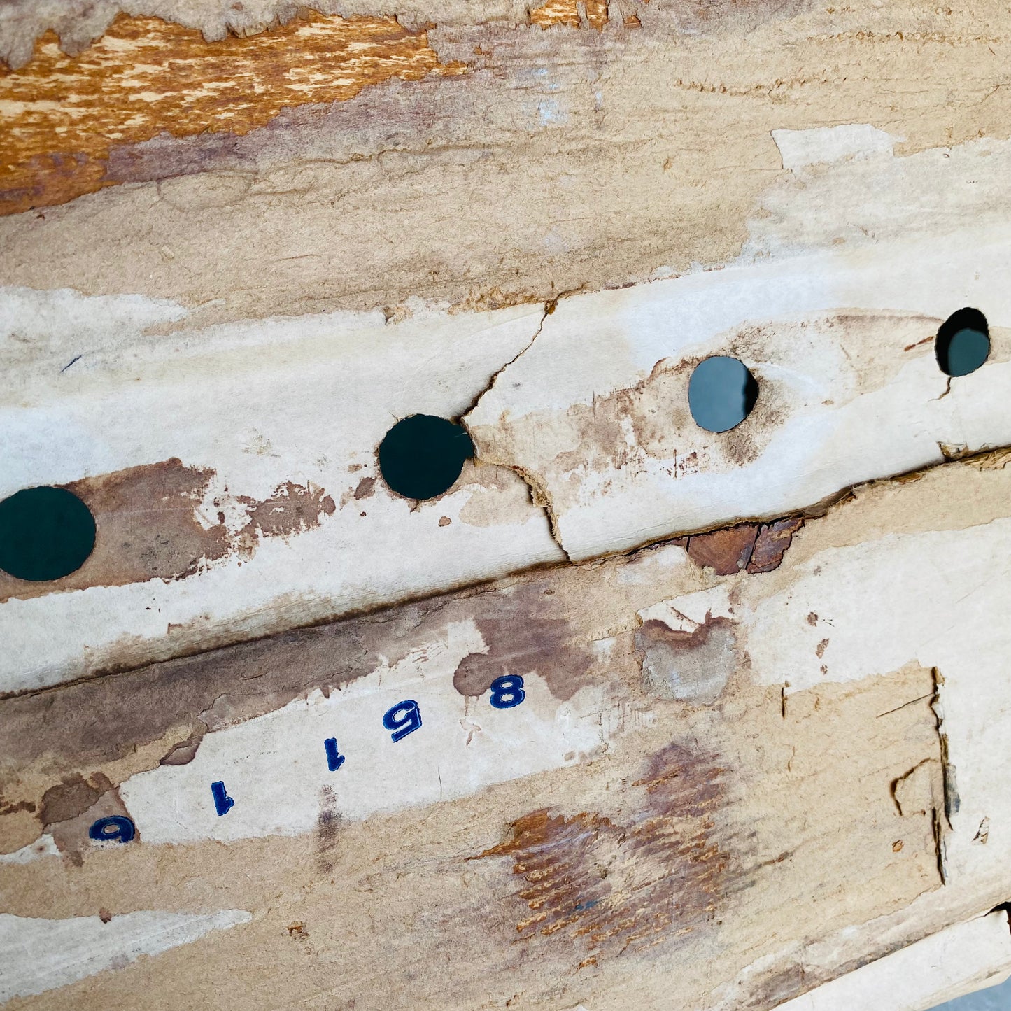 【USA vintage】THREE STAR メロン 木箱 ウッドボックス