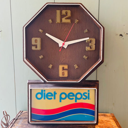 【USA vintage】diet pepsi ウォールクロック