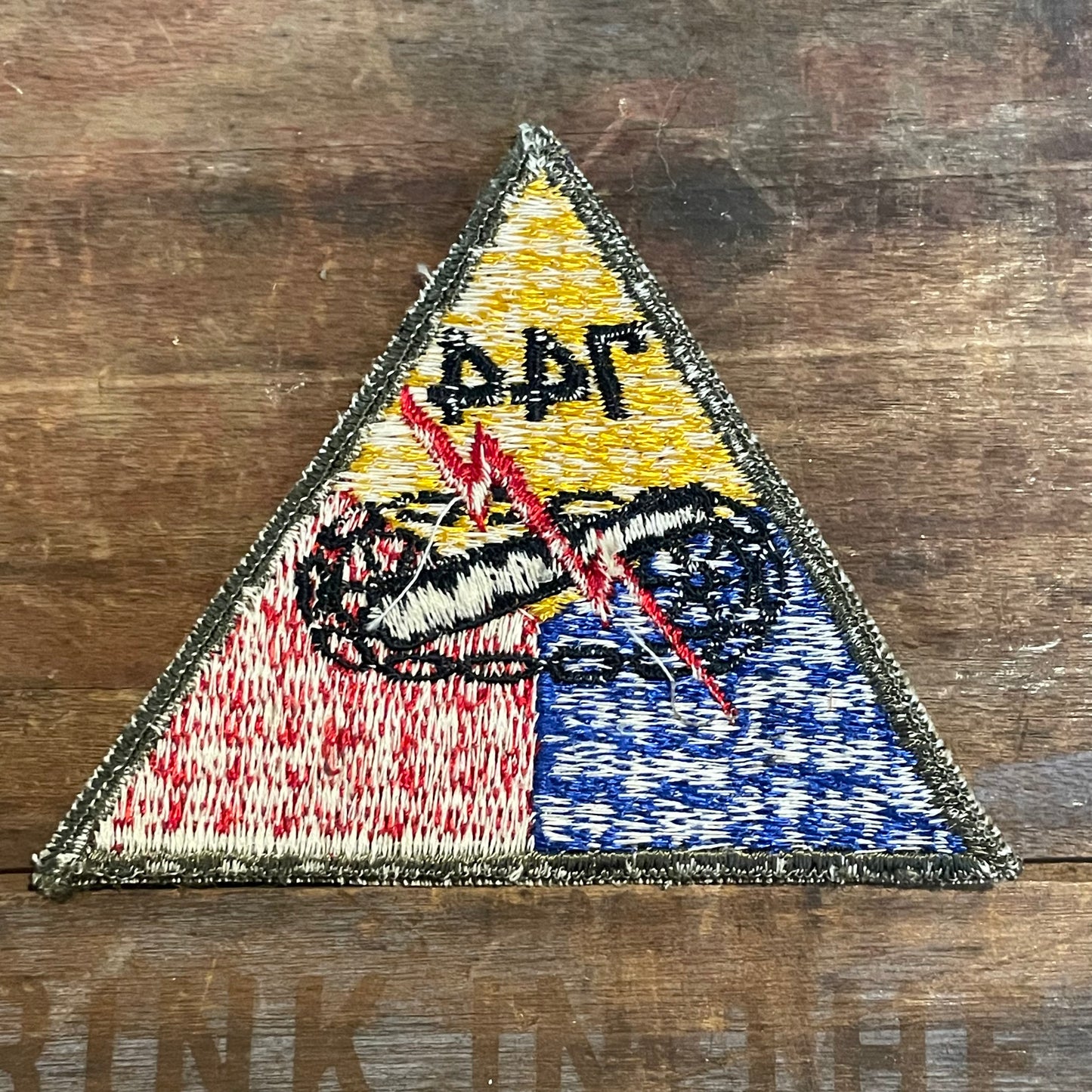 【USA vintage】ワッペン アメリカ軍 第744 機甲師団