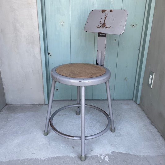 【USA vintage】Factory Chair バックレストチェア