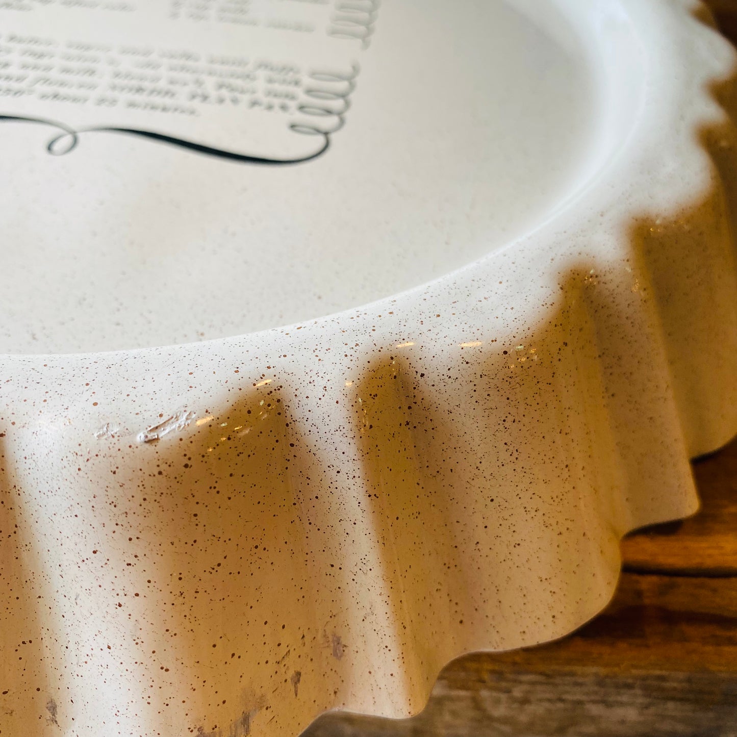 【vintage】フラン タルト 型 ホワイト