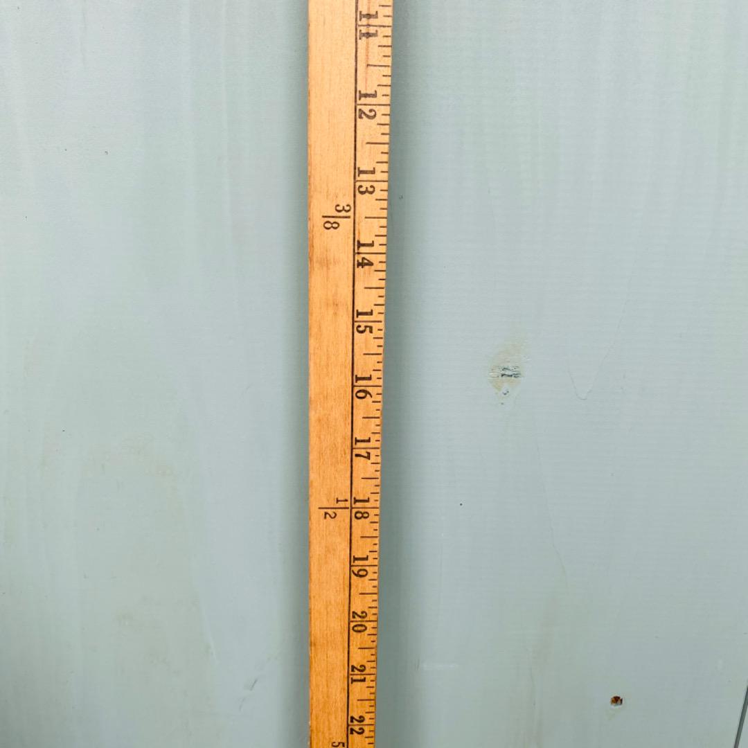 【USA vintage】木製 スケール ルーラー ものさし 1