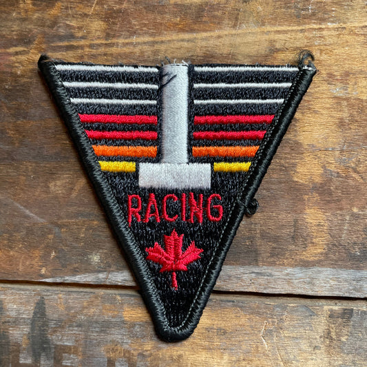【USA vintage】ワッペン RACING