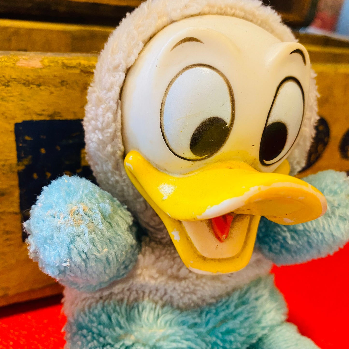 【1970s vintage】Disney ドナルド ラバーフェイスドール