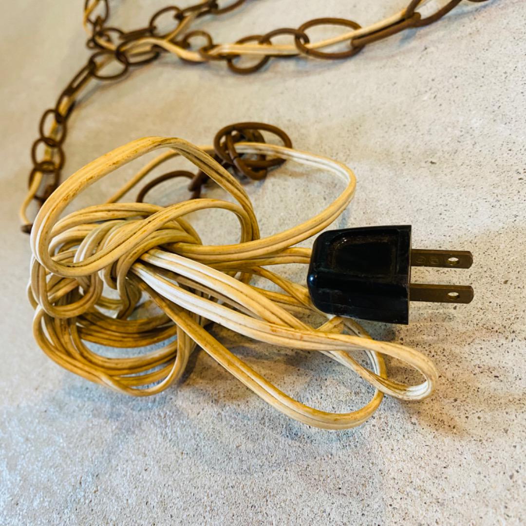 【1960s-1970s USA vintage】ペイント ペンダント ランプ