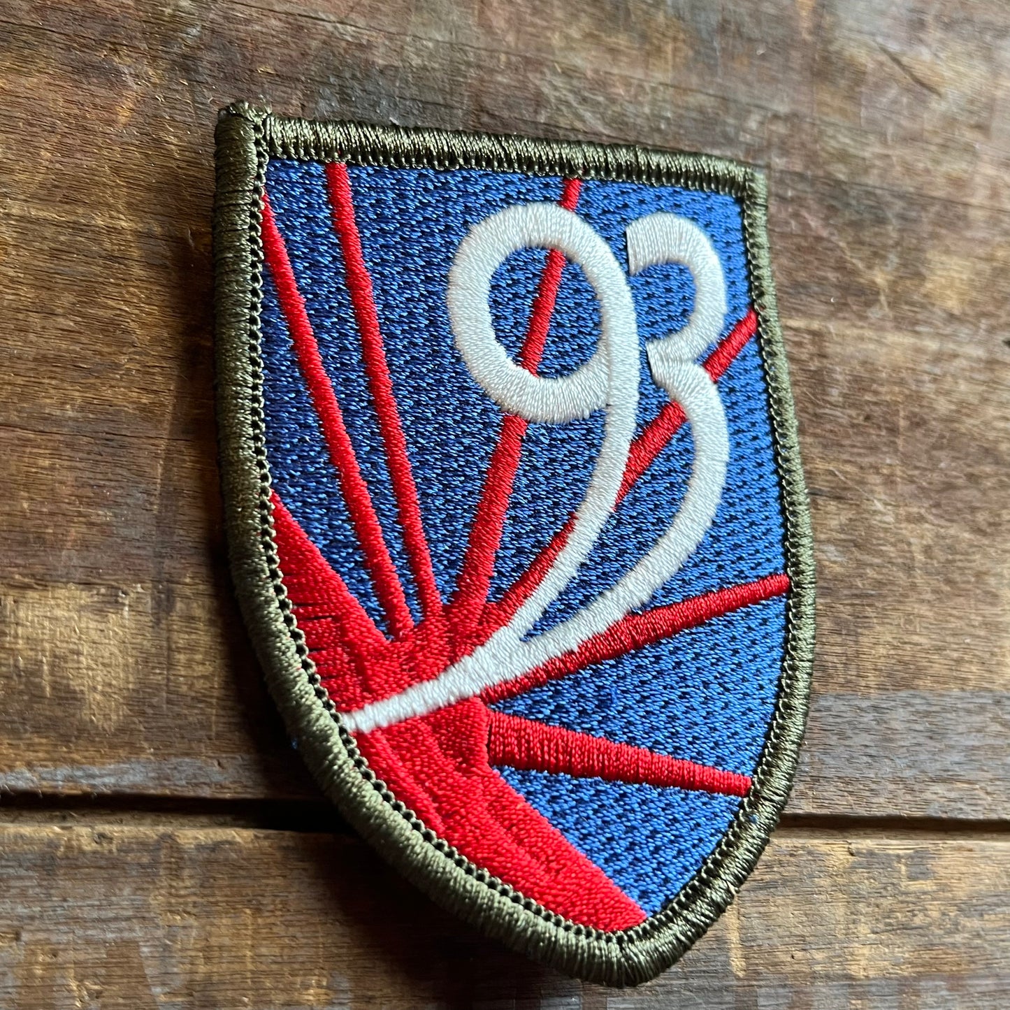 【USA vintage】ワッペン 第二次世界大戦 第 93 化学迫撃砲大隊