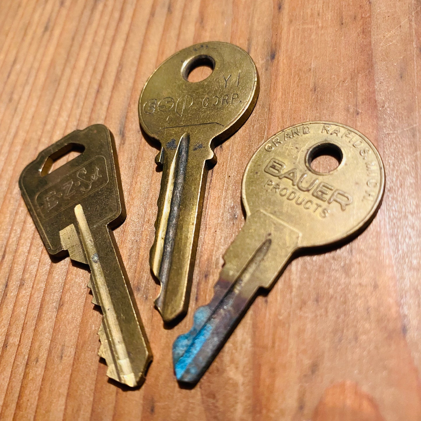 USA アメリカ ビンテージ 雑貨 鍵 3本セット キー アンティーク ④
