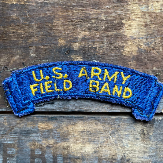 【USA vintage】ワッペン U.S. ARMY FIELD BAND