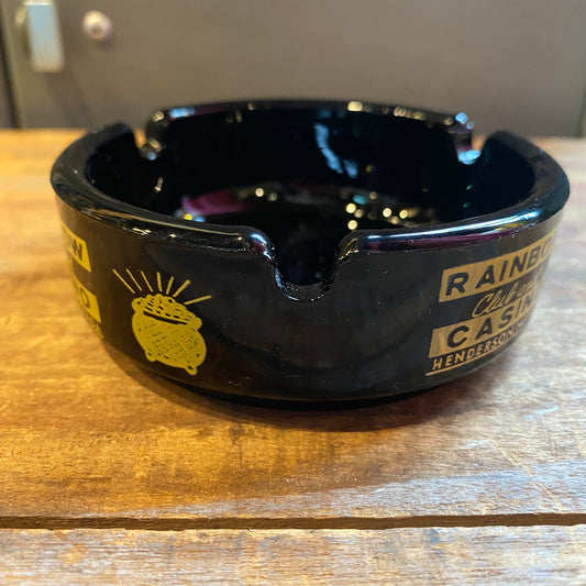 【1950s-1970s USA vintage】アドバタイジング 灰皿 RAINBOW CASINO