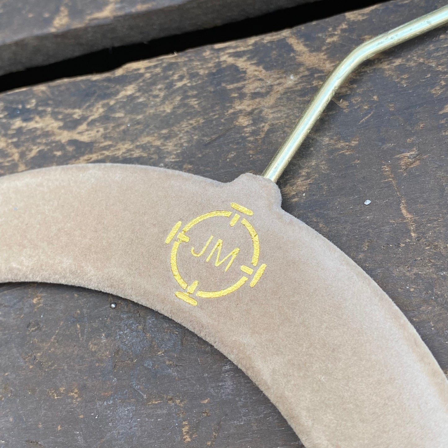 【USA vintage】hanger ハンガー グレージュ