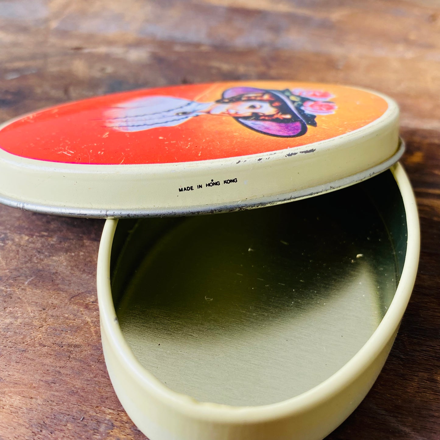 【vintage】缶 小物入れ ケース