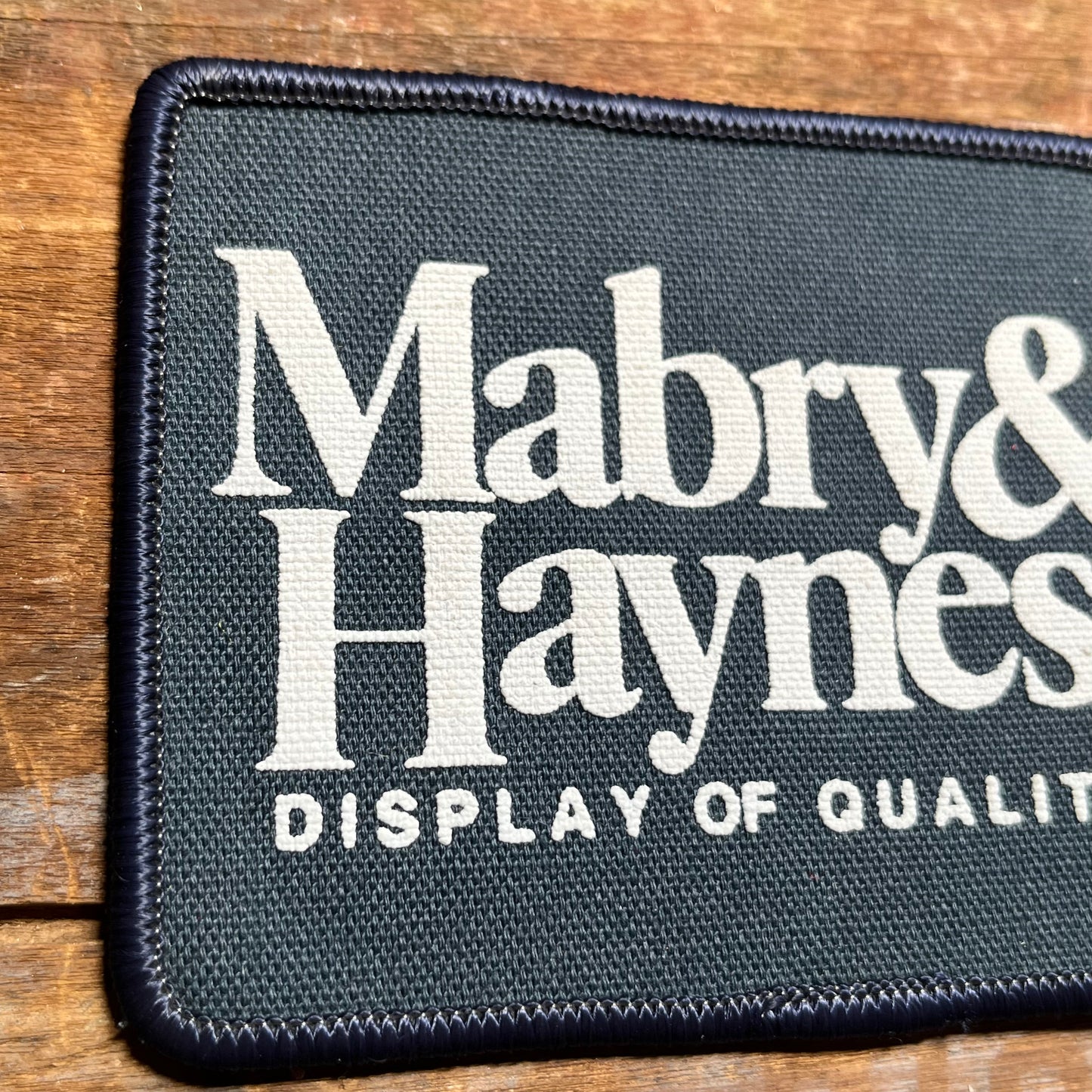 【USA vintage】ワッペン Mabry & Haynes