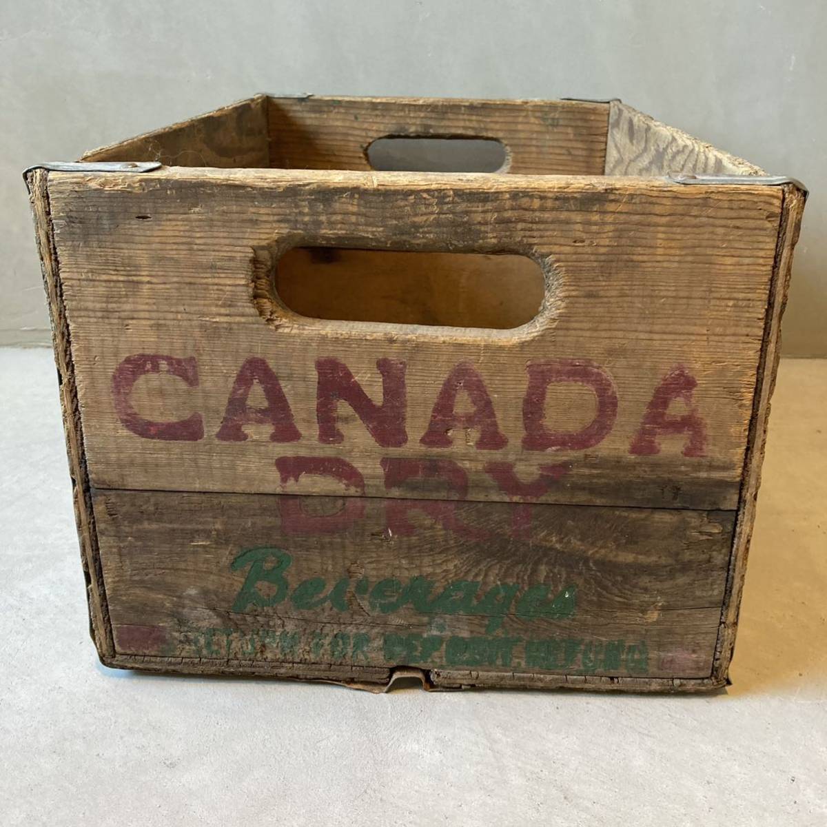 【 vintage】CANADA DRY 木箱