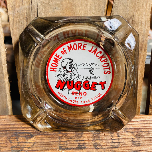 【1950s-1970s USA vintage】アドバタイジング 灰皿 NUGGET