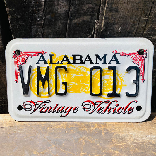 【USA vintage】モーターサイクルナンバープレート ALABAMA