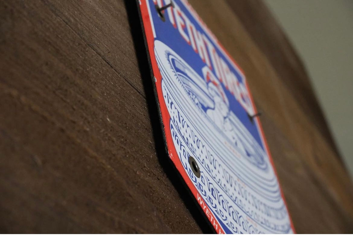 【 USA vintage】ブリキ看板 WYETH TIRES 輸入品 インテリア