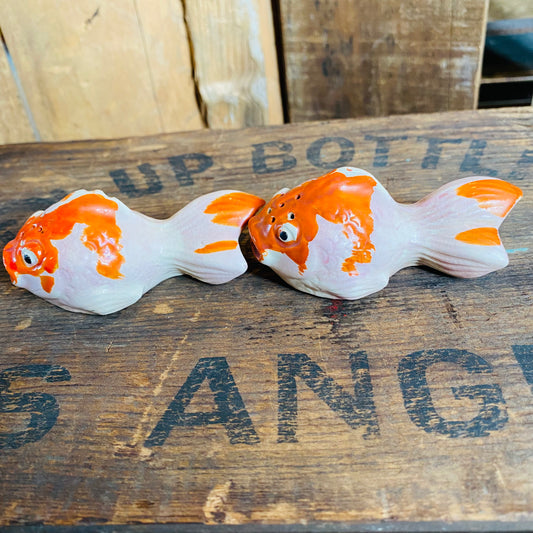 【vintage】金魚 ソルト&ペッパー セット