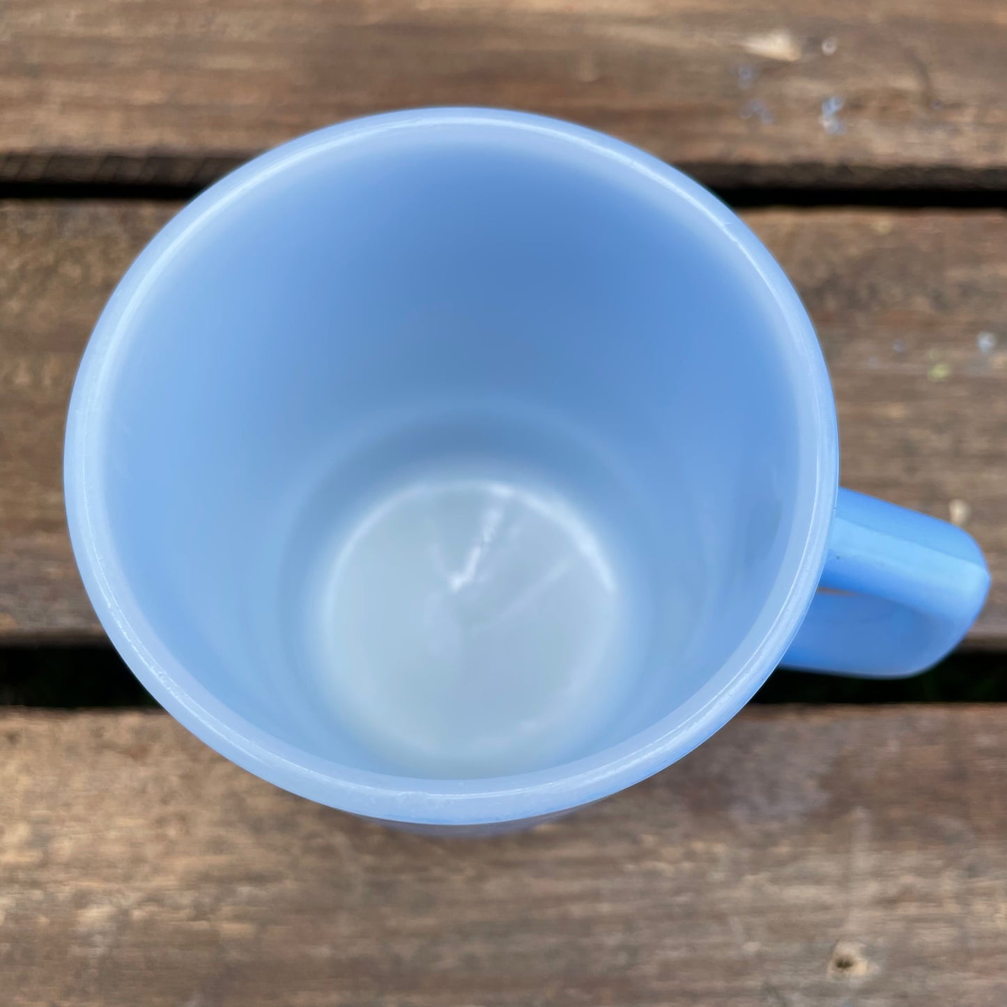 【60’s USA vintage】Fire King スタッキングマグカップ ブルー