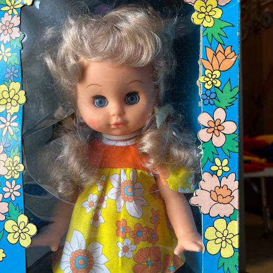 【USA vintage】Kitty Doll 黄色のドレス