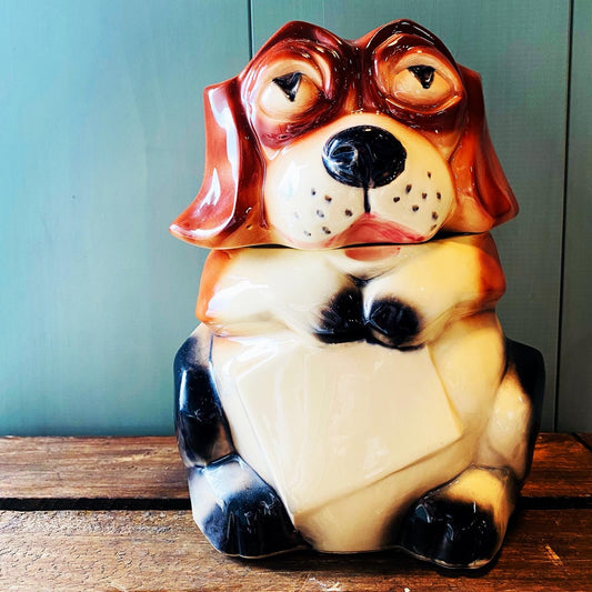 【1960s USA vintage】McCoy クッキージャー ビーグル犬