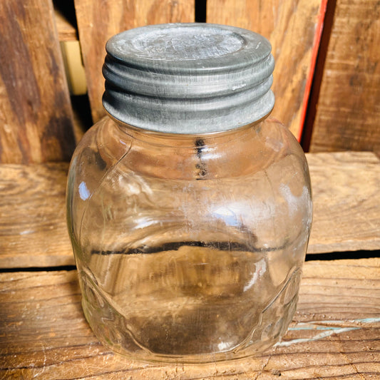 【1930s- USA vintage】IRIS COFFEE ガラスジャー