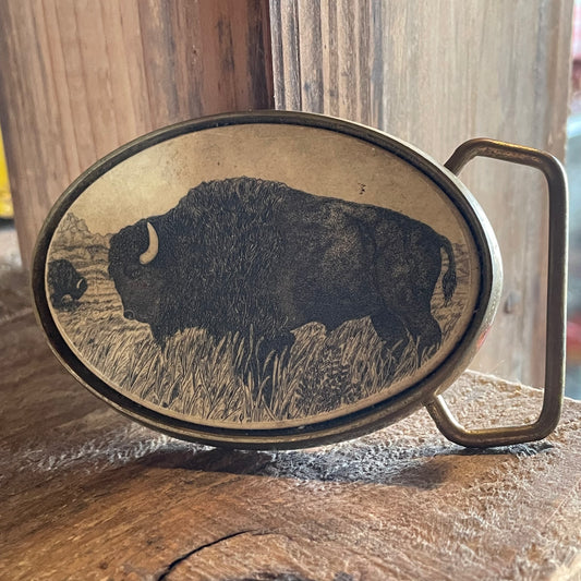 【USA vintage】 Barlow Design 真鍮 バックル