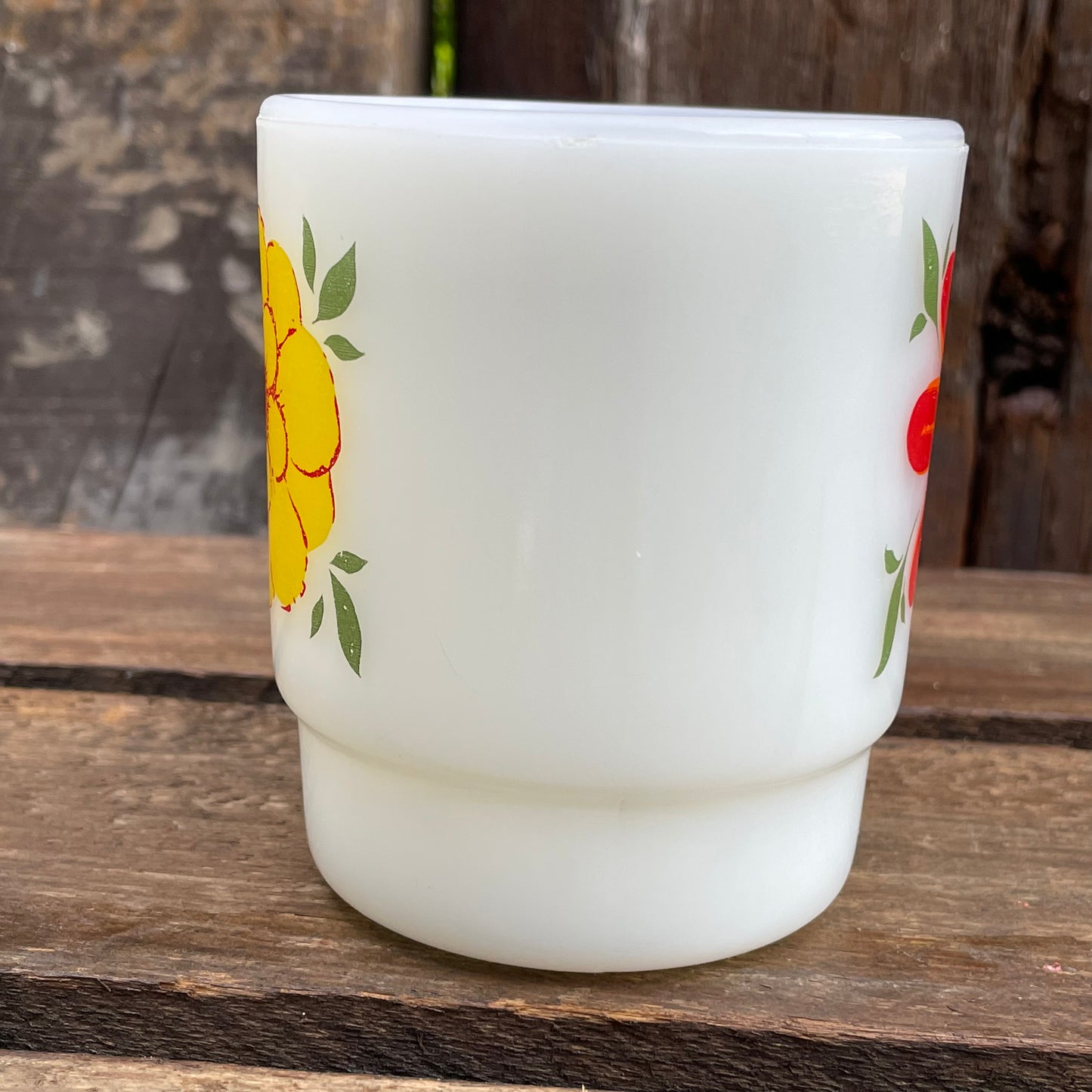 【70’s USA vintage】Fire King デイブレイカー スタッキングマグカップ