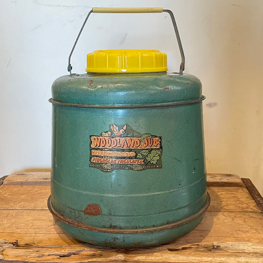 【USA vintage】 WOODLAND JUG メタルジャグ