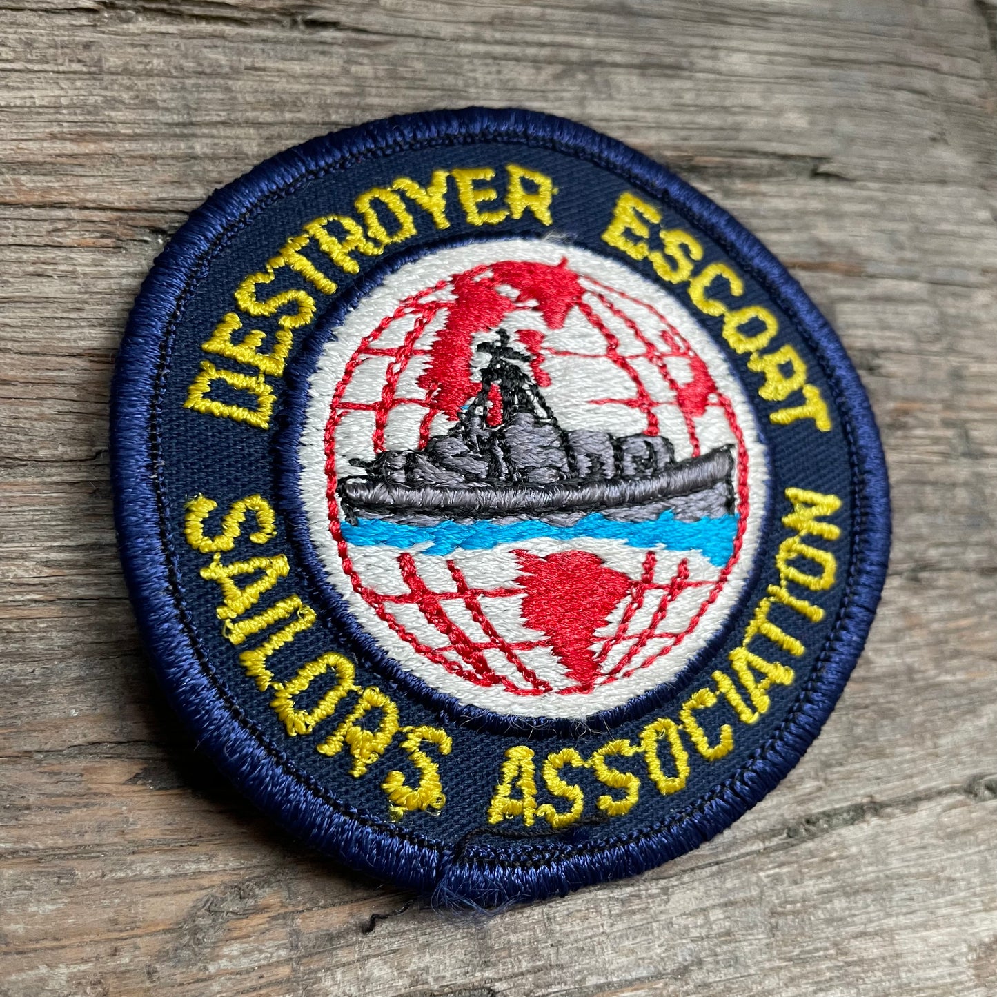 【USA vintage】ワッペン US.NAVY デストロイヤーエスコート