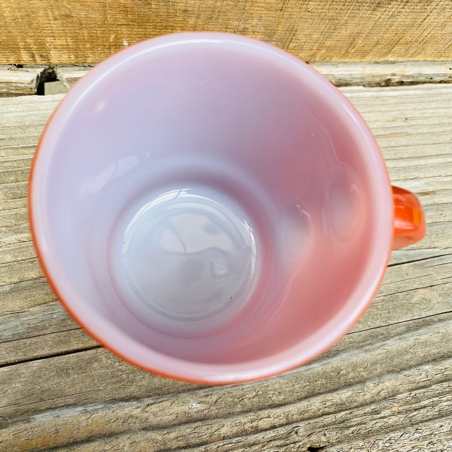 【1960s USA vintage】FIRE KING スタッキングマグ ブラウン